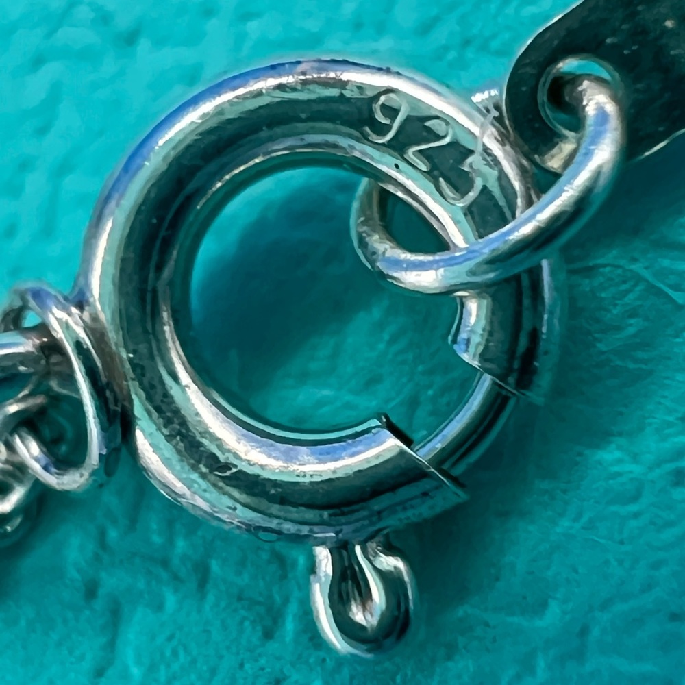 🔴Authentic TIFFANY & CO VINTAGE Sterling Silver Twisted Knot Pendent Necklace🔴 - Picture 7 of 9